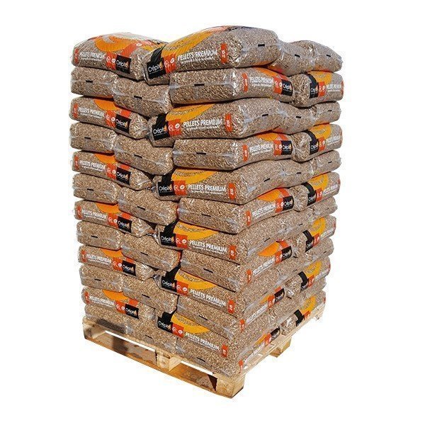 CRÉPITO – 1/2 Palette Holzpellets (36 Säcke à 15 kg)